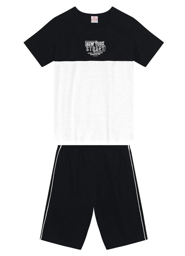 Brandili - Conjunto Infantil Menino Estampa Urbana Preto 2