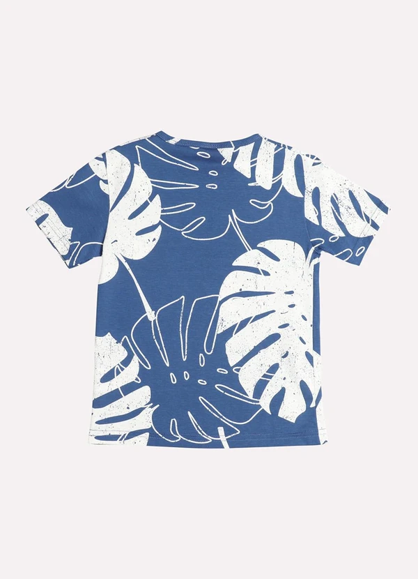 Kyly - Camiseta Infantil Menino Lettering Azul 3