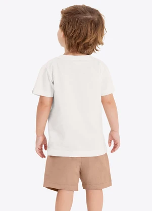 Rovi Kids - Conjunto Infantil Verão em Meia Malha Bege - ROVI KIDS