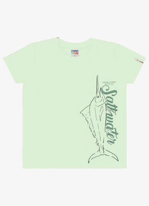 Rovi Kids - Conjunto Infantil Verão em Meia Malha Verde - ROVI KIDS