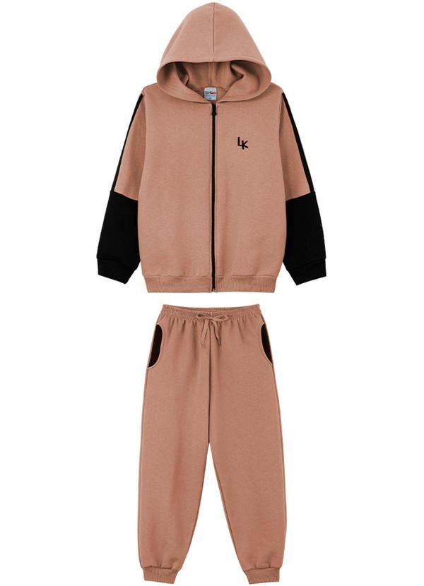 Lik Kids - Conjunto Jaqueta e Calça 2 Cabos Laranja