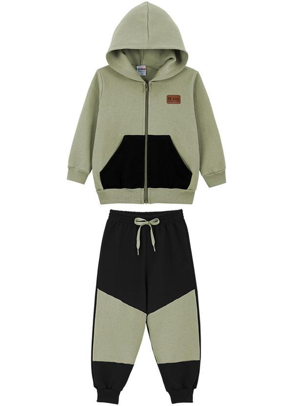Lik Kids - Conjunto Jaqueta e Calça 2 Cabos Verde