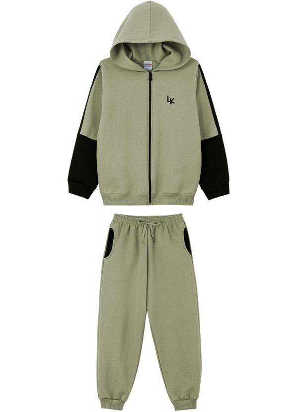 Lik Kids - Conjunto Jaqueta e Calça 2 Cabos Verde