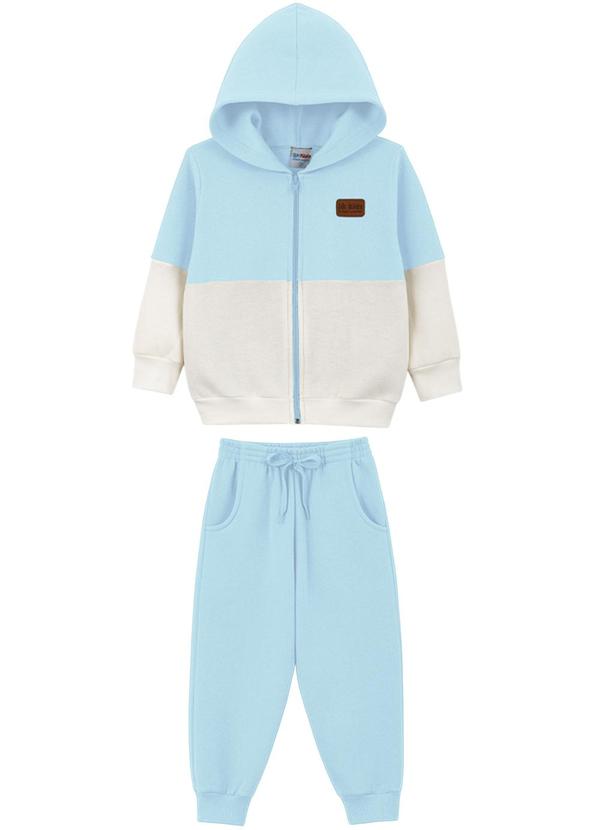 Lik Kids - Conjunto Jaqueta Recortes e Calça 2 Cabos Azul 1