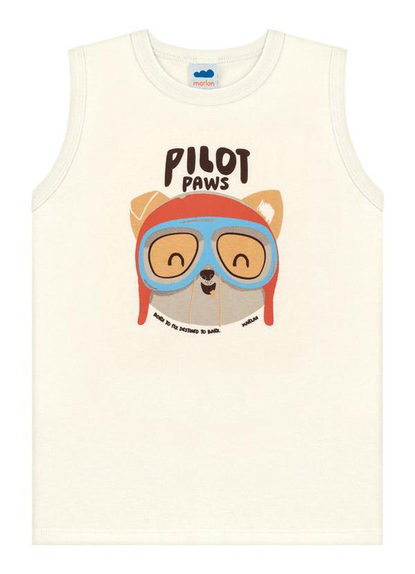 Marlan - Regata em Meia Malha Penteada Bege