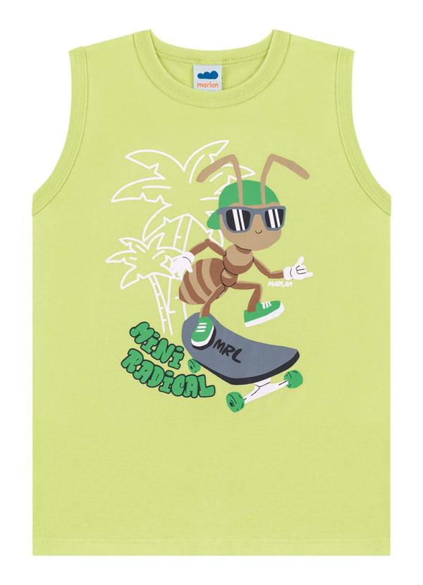 Marlan - Regata em Meia Malha Penteada Verde 1