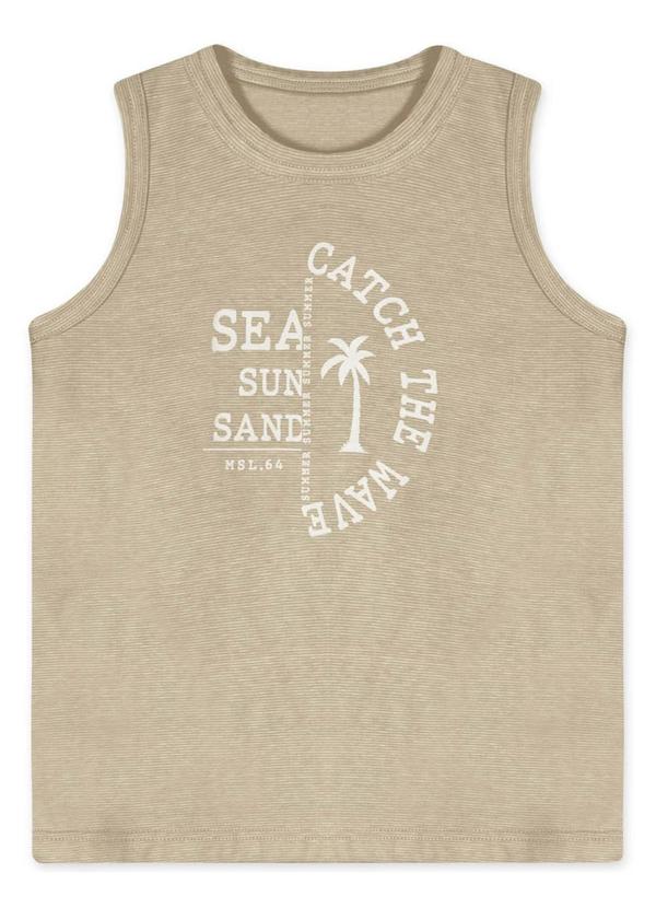 Marisol - Regata Infantil Masculina Bege