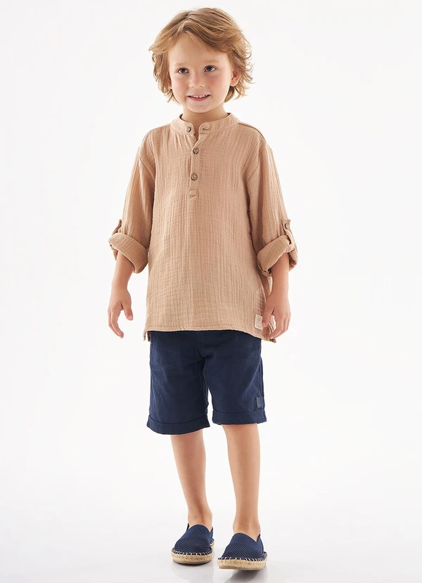 Up Baby - Bata Infantil para Menino Bege 3