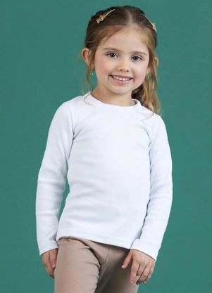 Soft Bonni - Blusa Básica Branco - SOFT BONNI