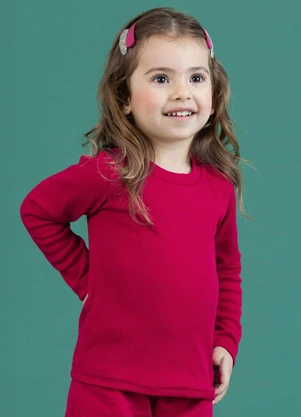 Soft Bonni - Blusa Básica Cereja - SOFT BONNI