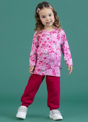 Soft Bonni - Blusa Estampada Liberty Cereja - SOFT BONNI