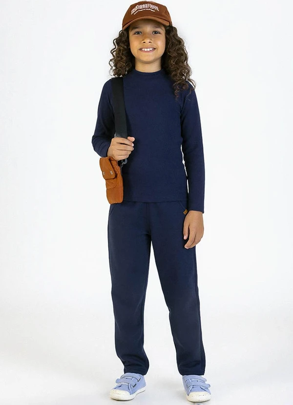 Soft Bonni - Blusa Infantil em Punho Azul 2