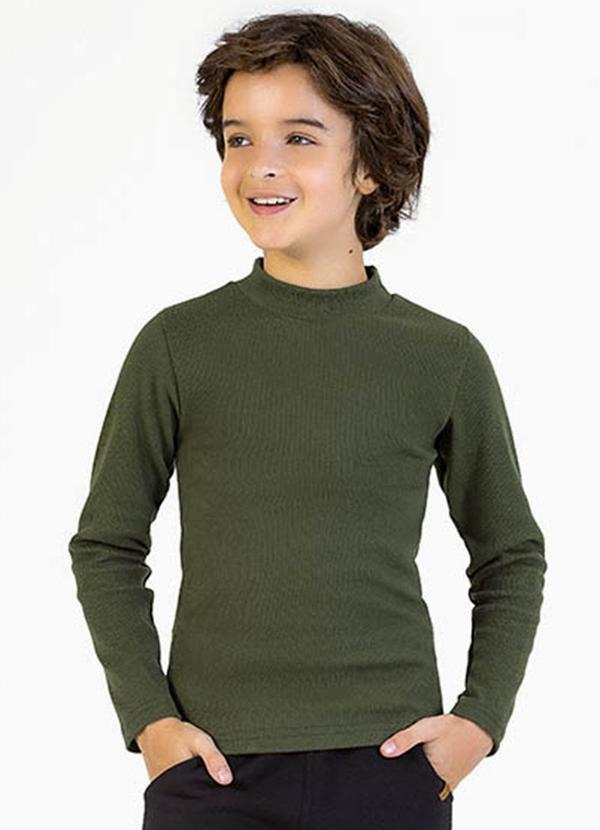 Soft Bonni - Blusa Infantil em Punho Verde