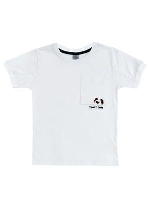 Tigor T Tigre - Blusa Manga Curta Branco - TIGOR T TIGRE