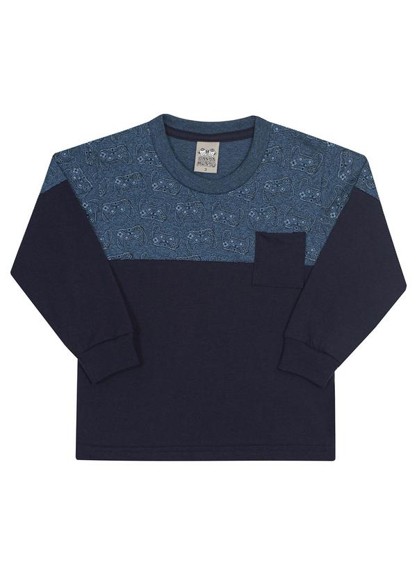 Randa Mundu - Blusa Masculina M/M Mouline Azul 3