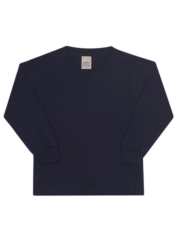 Randa Mundu - Blusa Masculina Meia Malha Azul