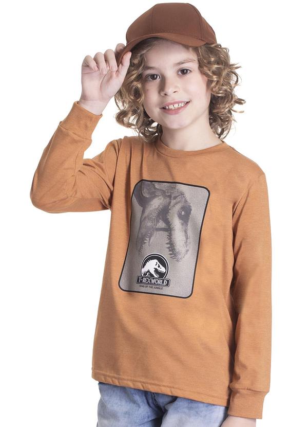 Randa Mundu - Blusa Masculina Meia Malha Bege