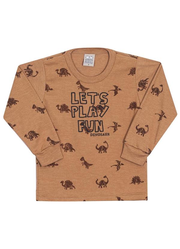 Randa Mundu - Blusa Masculina Meia Malha Pa Bege 3