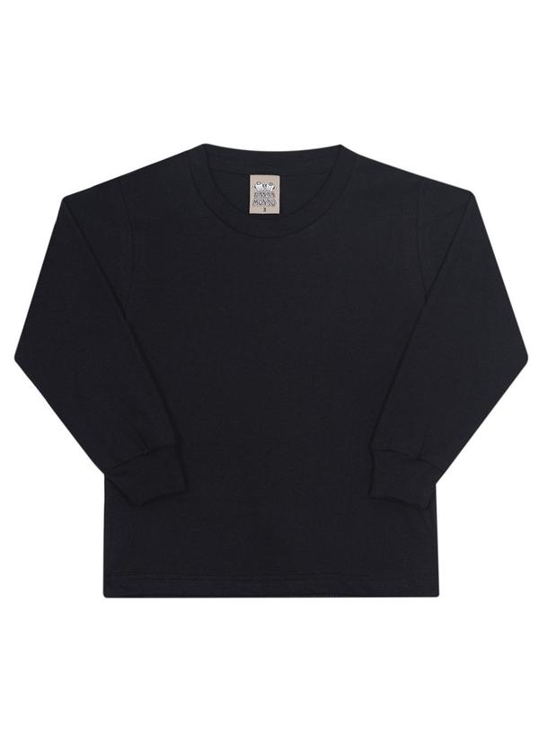 Randa Mundu - Blusa Masculina Meia Malha Preto