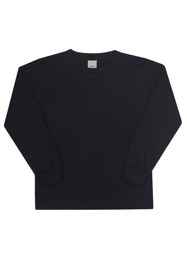 Randa Mundu - Blusa Masculina Meia Malha Preto