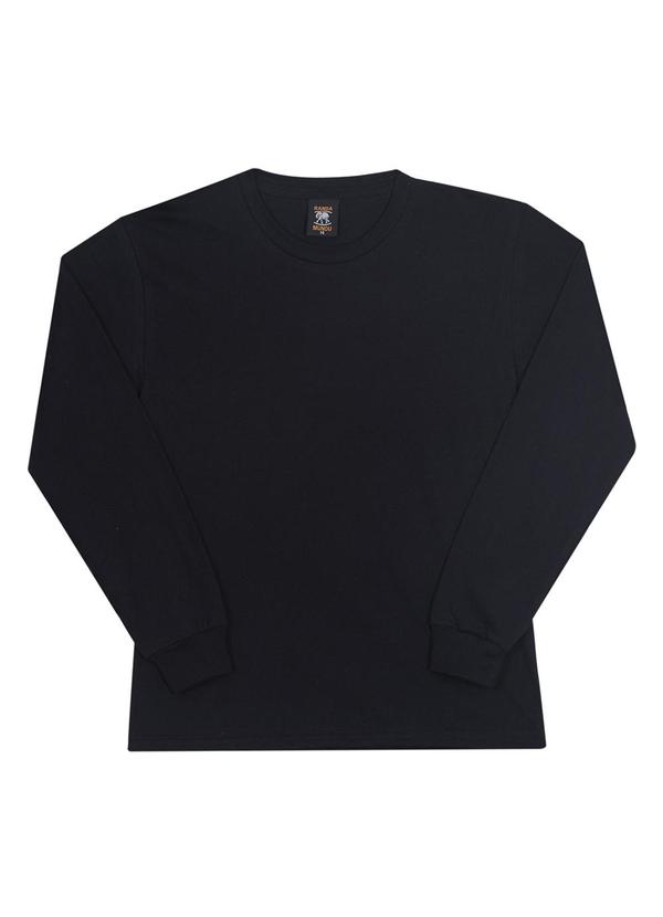 Randa Mundu - Blusa Masculina Meia Malha Preto