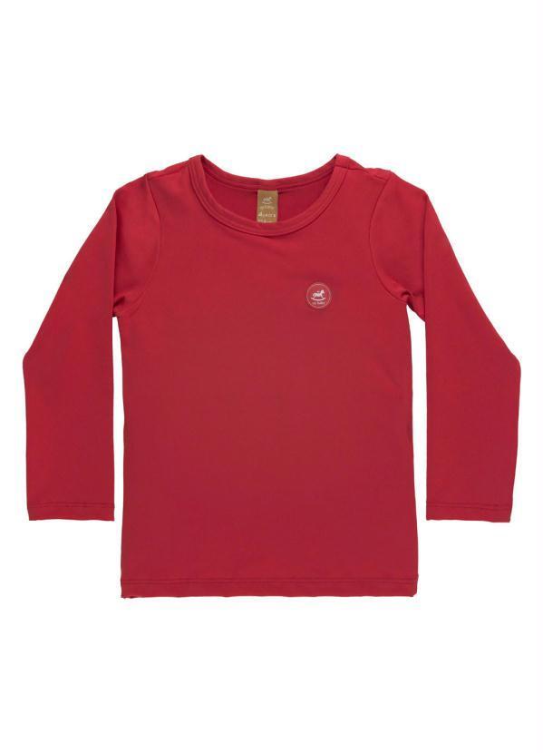 Up Baby - Blusa Proteção Fps +50 Infantil Vermelho