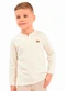 Ddk - Camisa Infantil com Botões Bege - variação: Cinza