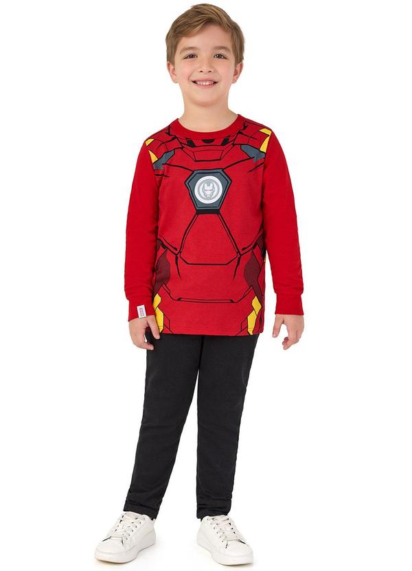 Malwee Kids - Camiseta Armadura Iron Man® Vermelho 2