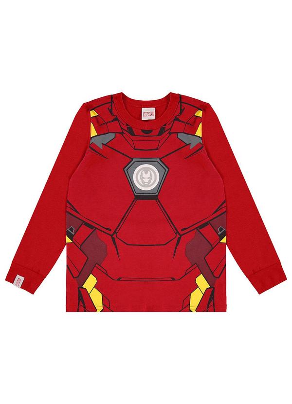 Malwee Kids - Camiseta Armadura Iron Man® Vermelho 3