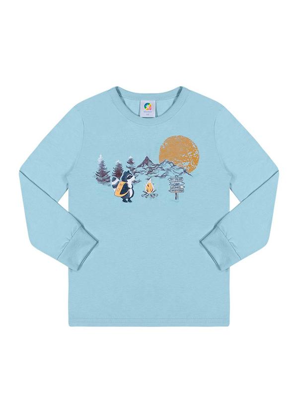 Alenice - Camiseta Aventura Menino Azul