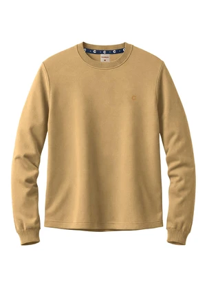 Carinhoso - Camiseta Básica Bordada em Malha Amarelo - CARINHOSO