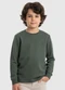 Carinhoso - Camiseta Básica Bordada em Malha Amarelo - variação: Verde Militar