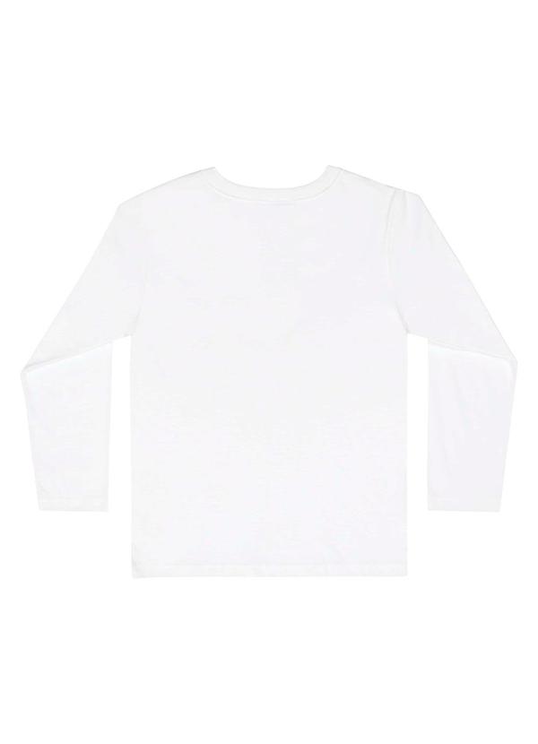 Quimby - Camiseta Básica Infantil Menino Branco