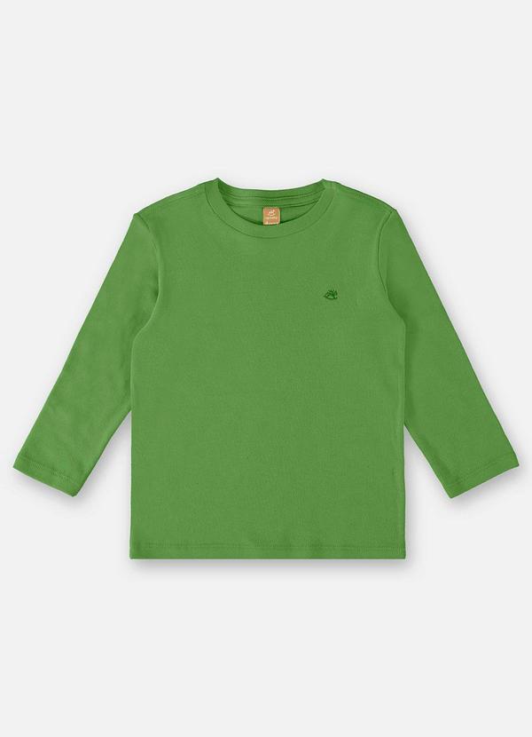 Up Baby - Camiseta Básica Infantil Menino Verde