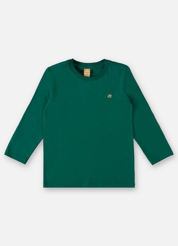Up Baby - Camiseta Básica Infantil Menino Verde
