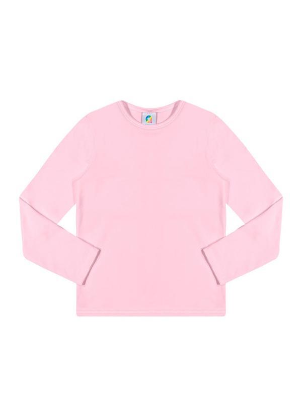 Alenice - Camiseta Básica Térmica Unissex Rosa