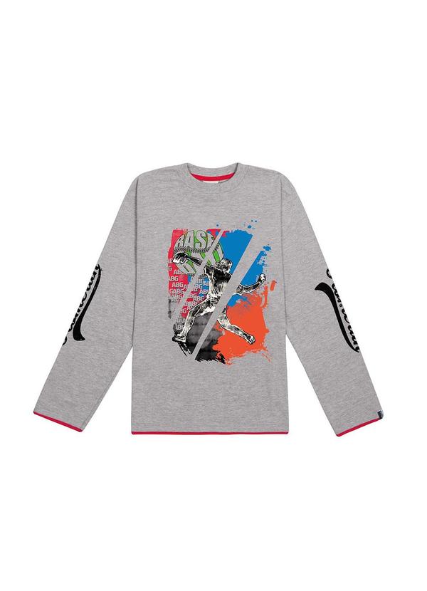 Abrange - Camiseta Basquete Cinza