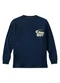Malwee Kids - Camiseta Camp Out em Malha Verde Escuro - variação: Azul Marinho