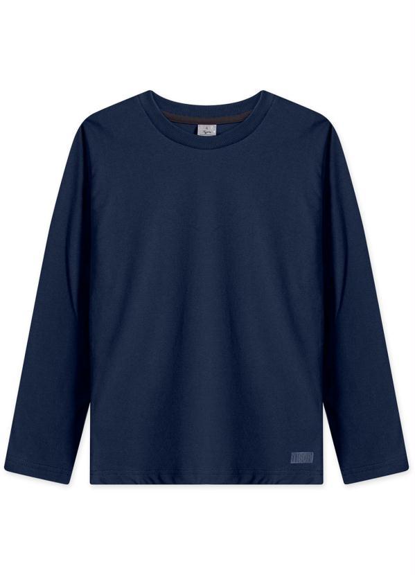 Tigor T Tigre - Camiseta com Tecnologia Thermo Dry Azul