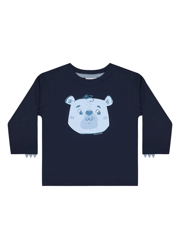 Quimby - Camiseta de Ursinho Bebê Azul 3