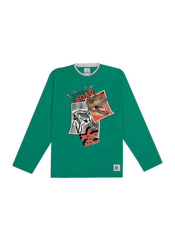 Abrange - Camiseta Dino Verde