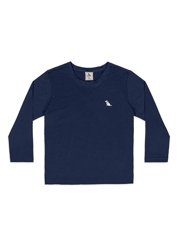 Quimby - Camiseta Dry Fit Manga Longa Azul 3