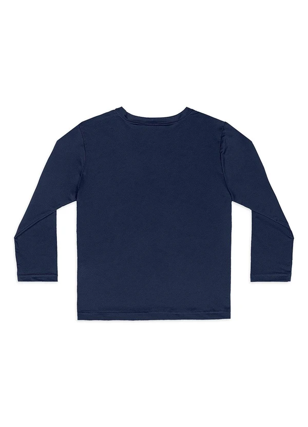 Quimby - Camiseta Dry Fit Manga Longa Azul 4
