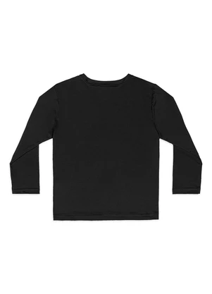 Quimby - Camiseta Dry Fit Manga Longa Preto - QUIMBY