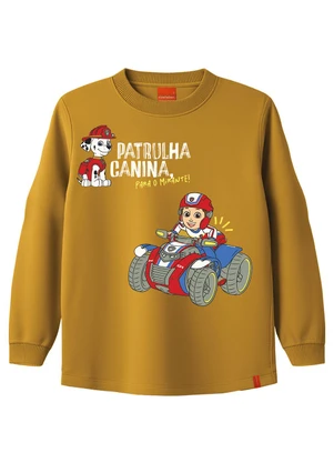 Malwee Kids - Camiseta em Malha Patrulha Canina® Amarelo - MALWEE KIDS