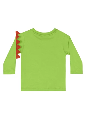 Quimby - Camiseta em Meia Malha Bebê Menino Verde - QUIMBY