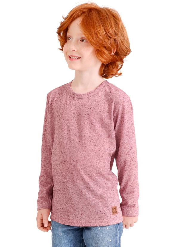 Tink Bink - Camiseta em Meia Malha Botonê Vermelha