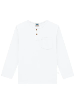 Marlan - Camiseta em Meia Malha Penteada Branco - MARLAN