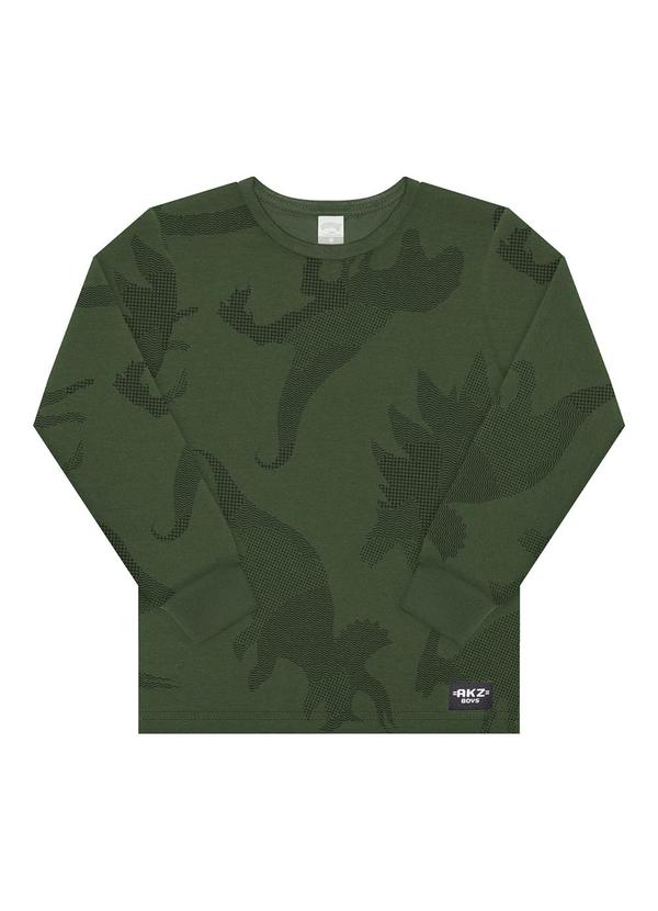 Alakazoo - Camiseta em Meia Malha Penteada Verde 3