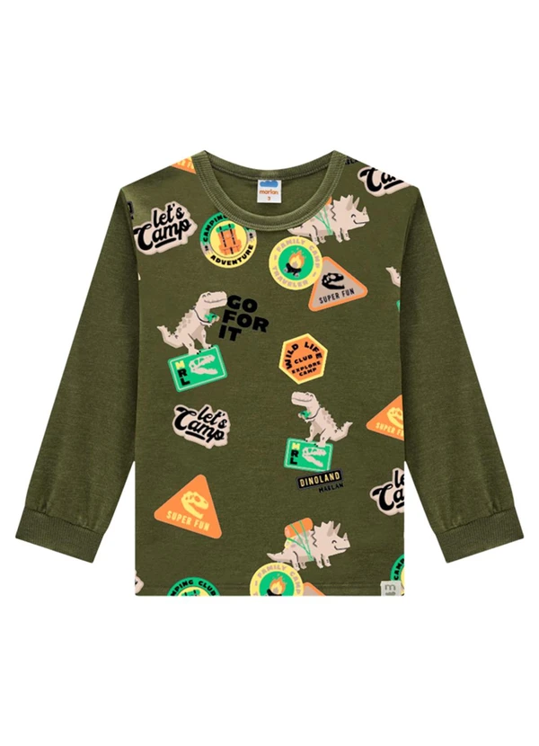 Marlan - Camiseta em Meia Malha Penteada Verde 3